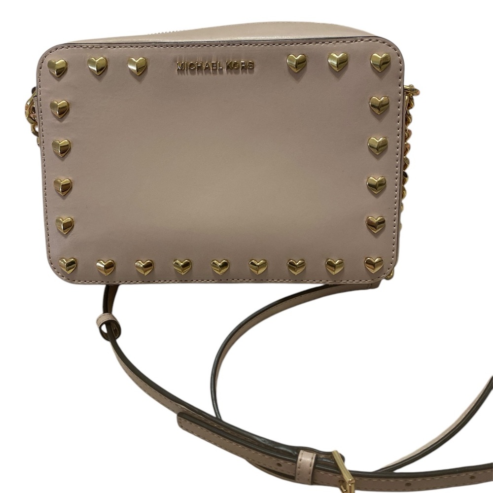 Michael Kors Ginny Pink Hearts crossbody bag